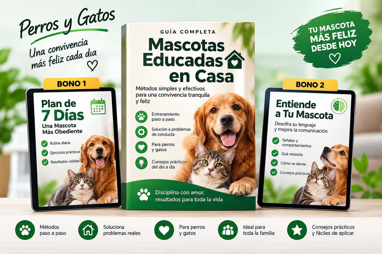 Mascotas Educadas en Casa con sus dos bonos